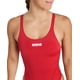 thumbnail image 3 of Traje de baño competitivo de una pieza para mujer ARENA MaxLife Team sólido con espalda Swim Tech, Rojo/Blanco, Talla US 34, 3 of 8