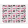 thumbnail image 1 of Abstract Bath Mat, Repeating Modern Simplistic Floral Motifs on Muted Tone Background Print, Plush Bathroom Decor Mat with Non Slip Backing, 29.5" X 17.5", White and Multicolor, by Ambesonne, 1 of 2