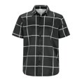 thumbnail image 1 of Camisas De Vestir Para Hombre 5xl SLIM FIT NEGOCIO TENDENCIA PERSONALIDAD MODA ESTAMPADO CAMISA DE MANGA CORTA HOMBRE (A, 3XL), 1 of 4