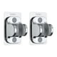 thumbnail image 1 of Soporte de ducha Uxcell 2PCS con adhesivo y ajustable para montaje en pared (Plata), 1 of 5