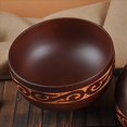 thumbnail image 4 of 2X Cuenco de Madera de Estilo Mongol para Ensalada, de Fideos de Arroz, de Madera Natural de Estilo ÉTnico para NiñOs, Vajilla de Madera para NiñOs, 4 of 8