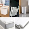 thumbnail image 3 of Organizador Cubo de basura plegable para puerta de armario de cocina, cubo de basura para baño (gris) Ehuebsd Libre de BPA, 3 of 9