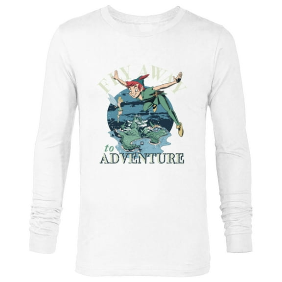 Disney Peter Pan Fly Away to Adventure Storybook - Long Sleeve T-Shirt for Men - Customized-White