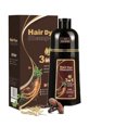 thumbnail image 2 of Meidu 3-in-1 Hair Dye Ginger Shampoo For Man And Women Shine Moisturizing Hair Color 500ML-Dark Coffee Brown, 2 of 4