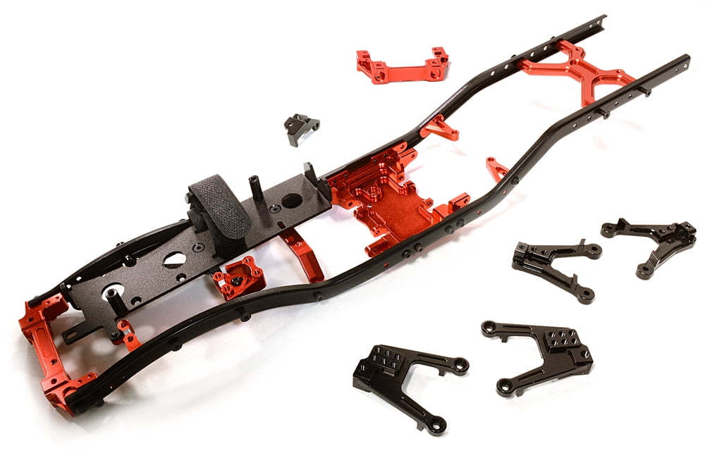 2 for Axial Ridgecrest /& Wraith Integy RC Model Hop-ups OBM-23030GUN CNC Machined Alloy 5 Spoke Beadlock 2.2 Wheels
