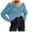 Light Blue-Sweaters, variant on Off the Shoulder Swearter for Women Oversized Ribbed Knit Jumper Top Solid Basic Drop Shoulder Pullover