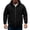 Black, variant on Rexolia Mens Oversized Zip Up Hoodie Brushed Fleece Heavyweight Full Zip Sweatshirt with Pockets Fall Winte Black L