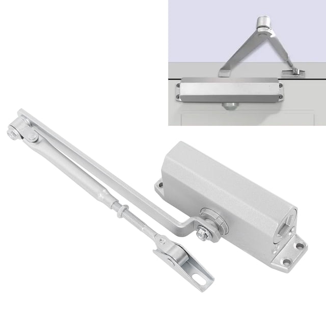 Cierrapuertas Automático, Cierrapuertas Automático Marino IMPA490601 aleación De Aluminio Capacidad De Carga Ajustable De 66.1 Lb Para El Hogar