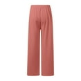 thumbnail image 5 of Womens Joggers Women's High Waist Casual Drawstring Pants Basic Solid Color Trousers for Daily Wear Comfortable Pants for Spring Fall Winter Season Size S, 5 of 5