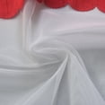 thumbnail image 6 of 2 Piece Elegant Faux Silk Dual Color Splicing Sheer Window Valance,Rod Pocket Curtain for Kitchen, Café, Dining, and Bathroom Decor, 6 of 6