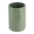 thumbnail image 7 of Chic Matte Green Bathroom Tumbler - Polyresin Toothbrush Holder, Modern Accessory for Vanity Countertop, 7 of 7