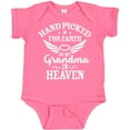 thumbnail image 3 of Inktastic Handpicked for Earth by My Grandma in Heaven Angel Wings Boys or Girls Baby Bodysuit, 3 of 5