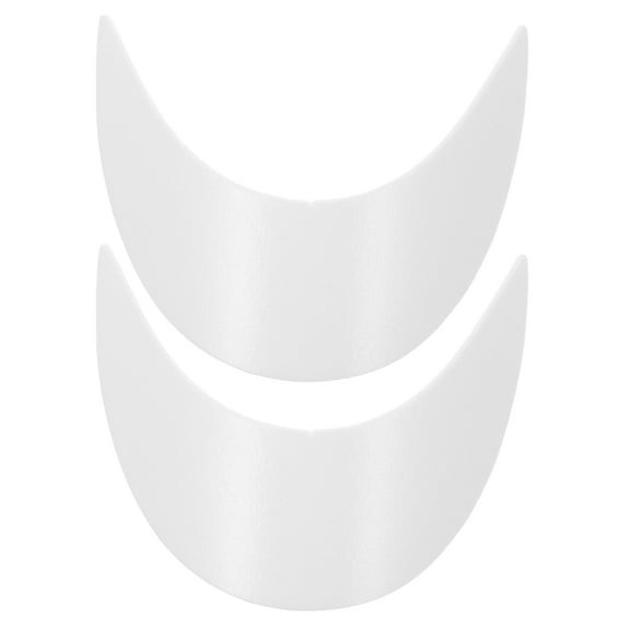 BESTYASH 2Pcs White Plastic Hat Visor Insert for Baseball Cap Easy Installation Replacement