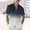 Navy, variant on ALLLIST Mens Shirts with Pockets Short Sleeve Collared Button Down Shirts Blue Gradient Casual Men's Clothing