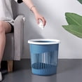 thumbnail image 4 of ¡Rebajas Sorprendentes!, Cubo de basura de cocina, cubos de papel huecos y prácticos cubos de basura de plástico para el hogar, sin tapa, para sala de estar, dormitorio, con anillo de presión, 4 of 8