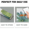 thumbnail image 4 of Summer Placemats Set of 4 Linen Tropical Leaves Place Mat Washable Non-Slip Heat Resistant 12×18 Inch Thick Linen Place Mats Decorative Fabric Table Mat for Dining Table, 4 of 6