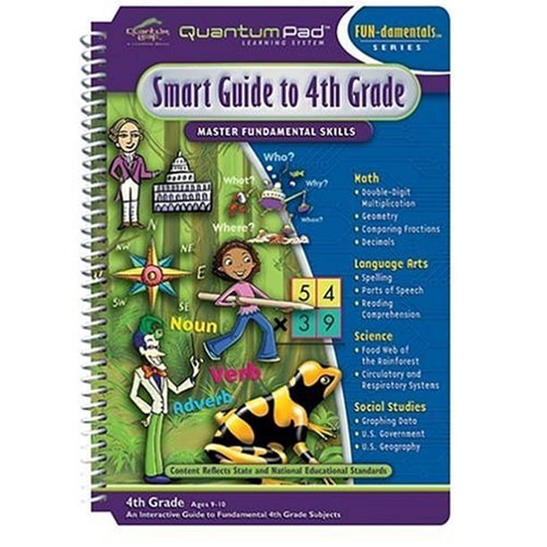 Quantum Pad Library Smart Guide To Fourth Grade Leappad Book Walmart 