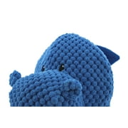 Play 365 Dog Toys Jurassic Cord Crew Sit T-Rex Blue Large