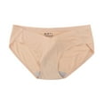 thumbnail image 2 of HVOBTTY Breathable Panties for Women, Womens Underwear, Women's Large Size Solid Low-waisted Maternity Underwear Beige, XXL, 2 of 3