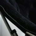 thumbnail image 6 of Mainstays Faux Fur Folding Saucer Chair, Black, for Tweens, Teens, and Adults, 6 of 9