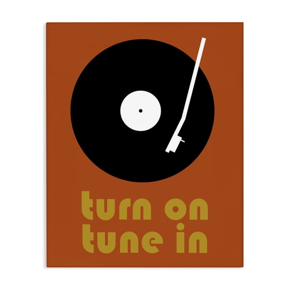 Stupell Industries Mid-Century Turn On Tune In Canvas Art, 16 x 20, by Tom Quartermaine