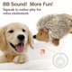 thumbnail image 3 of Juguete de peluche para perros, juguete para masticar con forma de erizo de piel sintética súper suave, 3 of 5