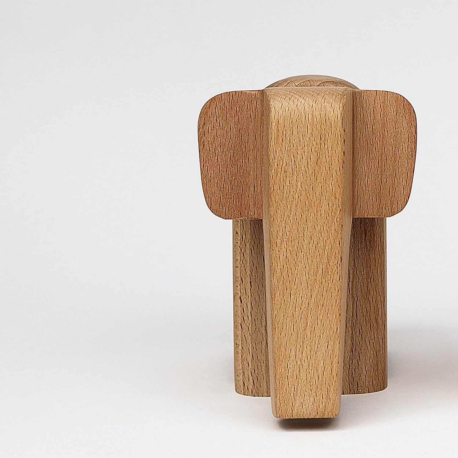 Suck UK Elephant Stapler | Elephant Gifts for Animal Lovers | Wooden Elephant Desk Accessories | Office Supplies for Unforgettable Desk Decor | Office Desk Staplers | Elephant Decor | Large