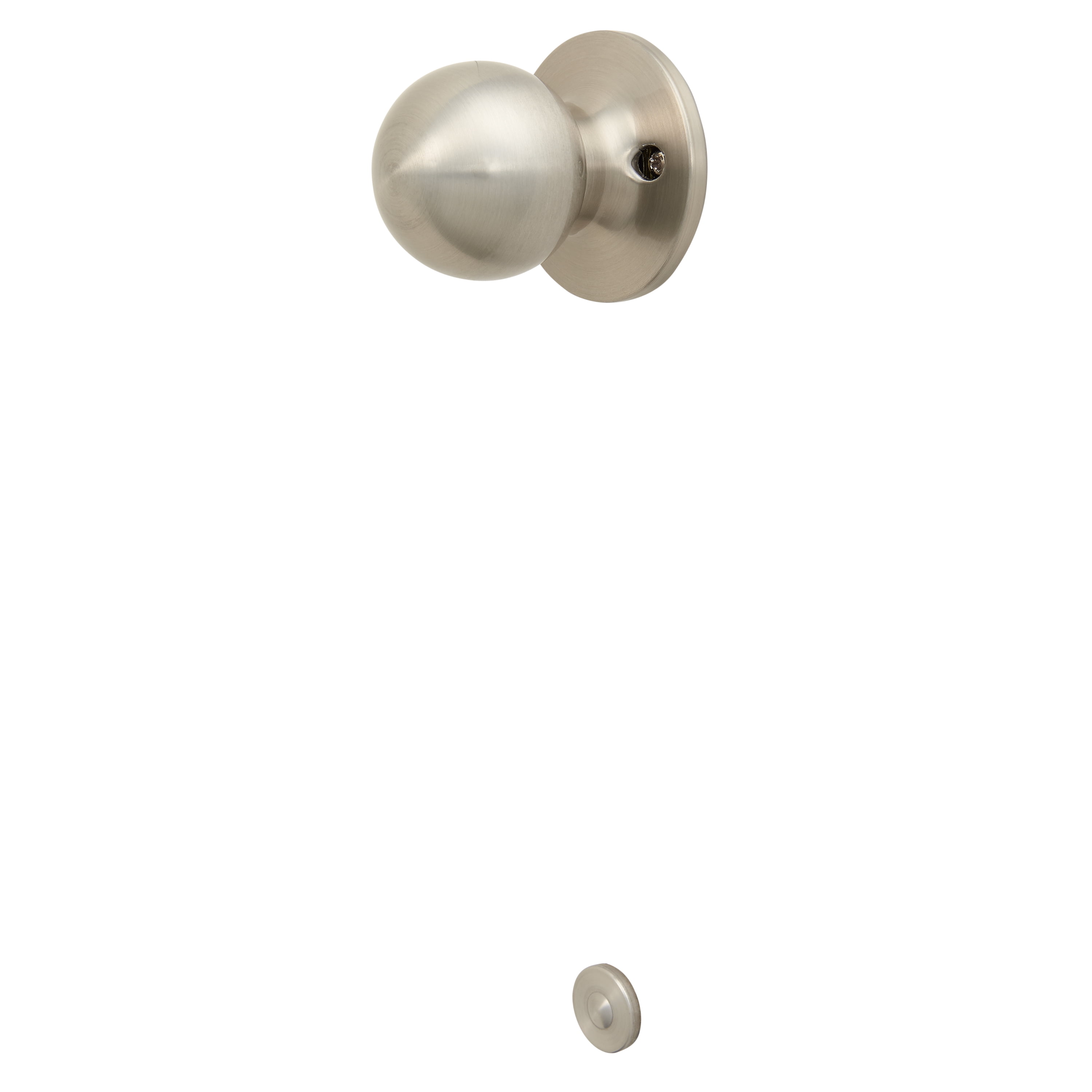 Satin Nickel Door Handle PASSAGE I Mucheln BERKLEY Series - HardwareBox