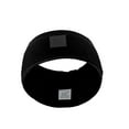 thumbnail image 4 of C.C Unisex Winter Thick Ribbed Knit Stretchy Plain Ear Warmer Headband, Black, 4 of 4
