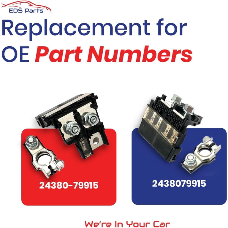 SEV BATT フューズ セット EDS, Battery Fusible Fuselink Fuse, 24380-79915, Black - Walmart.com