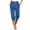 Blue, variant on Diufon Women's Capri Pants Casual Straight Leg Stretch Drawstring High Waist Loose Trousers with Pockets