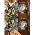 thumbnail image 5 of Spring Floral Table Runner Colorful Daisy Summer Botanical Butterfly Tablerunners 13 x 70 Inch, Table Decorations Tabletop Scarf for Summer Gathering Holiday Farmhouse Kitchen Dining Decor, 5 of 6