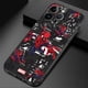 thumbnail image 3 of Marvel superhero Spider Man Phone Case for Apple iPhone 15 Pro Max SE 13 XS X 7 6s 14 12 Mini 8 Plus 11 Pro XR Cover Black Soft, 3 of 5