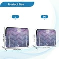 thumbnail image 4 of FORMRS 13-13.3 inch Laptop Sleeve Case Soft Carrying Quilted Computer Bag Cover, Purple Forest, 4 of 7