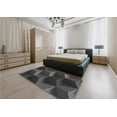 thumbnail image 5 of Ahgly Company Machine Washable Indoor Rectangle Transitional Charcoal Black Area Rugs, 8' x 10', 5 of 7