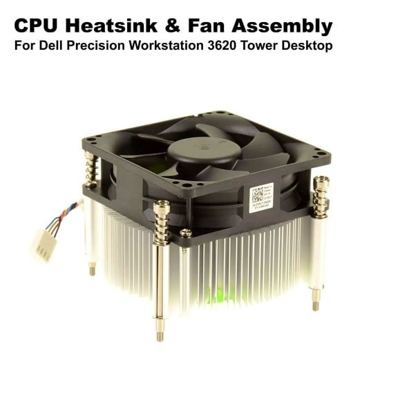 Dell Precision 3620 Heatsink & Fan Assembly w/ 80W CPU Cooler – 61M44