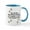 White/Blue Inside, variant on CafePress - Well Trained German Shorthaired Pointer Owner Smal - 11 oz Ceramic Mug - Novelty Coffee Tea Cup