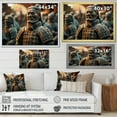 thumbnail image 4 of Designart "Terracotta Warriors China Art painting III" Chinese Floater Framed Canvas Art Print, 4 of 7