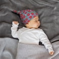 thumbnail image 4 of Zufioo Hand Drawn Strawberry Baby Beanie Hats Soft Knotted Caps for Infant Baby Girls Boys Caps 0-6 Months, 4 of 5
