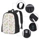 thumbnail image 2 of Balery Roses Flowers Mochila para hombre y mujer - Tela Oxford 600D resistente - Gran capacidad, resistente al agua, ideal para la escuela, viajes y senderismo, 2 of 6
