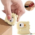 thumbnail image 1 of Dinosaur Box Cutter with Auto Retracting Cute Dinosaur Shaped Retractable Utility with Magnet & Lanyard Hole Portable Box Opener Pakage Craft and Office Tools Durable Material Office Supplies, 1 of 9