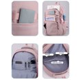 thumbnail image 4 of Sexy Dance Sac d'École pour Filles Poignée Supérieure Sac de Jour Multi-Poches Sac à Dos Léger Grande Capacité Adolescents Sangles Réglables Multi-Usages Garçons Rose, 4 of 9