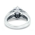 thumbnail image 6 of Simulated Cubic Zirconia Size-5 Oval Wedding Ring 925, Sterling Silver, 6 of 7