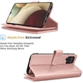 thumbnail image 3 of Takfox Wallet Case for Samsung Galaxy A12, for Galaxy A12 Case 6.5", PU Leather ID Credit Card Slots Holder Folio Flip [Detachable] Kickstand Magnetic Phone Cover & Wrist Strap -Rose Gold, 3 of 6