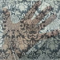 thumbnail image 3 of Vintage Tulle Curtains with Rod Pocket, Victorian Baroque Foliage Leaves Pattern with Ornamental Swirls, Sheer Drape for Wedding Party 2 Panels, 7 Sizes, Sage Green Dark Blue, by Ambesonne, 3 of 3