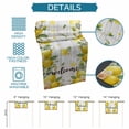 thumbnail image 7 of Table Runner Dresser Scarf 16 x 72 Inch Country Welcome Yellow Lemon Farm White Wood Grain Table Runners Non-Slip Heat Kitchen Dining Table Decor for Indoor Outdoor Home Party Decoration, 7 of 7