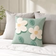 thumbnail image 5 of Btomtd 18 x 18 Pillow Cover, Flower Decorative Cushion Case, Removable and Washable Throw Pillow Cover for Sofa, A, 5 of 6