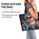 thumbnail image 2 of Balery Blue Dinosaur Bolsa Tote Estilo Estético con Cremalleras, Bolsa de Hombro, Bolsa de Compras Grande y Plegable, 2 of 8