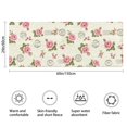 thumbnail image 3 of Pioneer Flower Floral Print Pattern Bathroom Rugs Mat, Non Slip Microfiber Bathroom Rug with Rubber Backing, Soft Mats for Bathroom Floor Tub Shower, 24"x60", 3 of 5