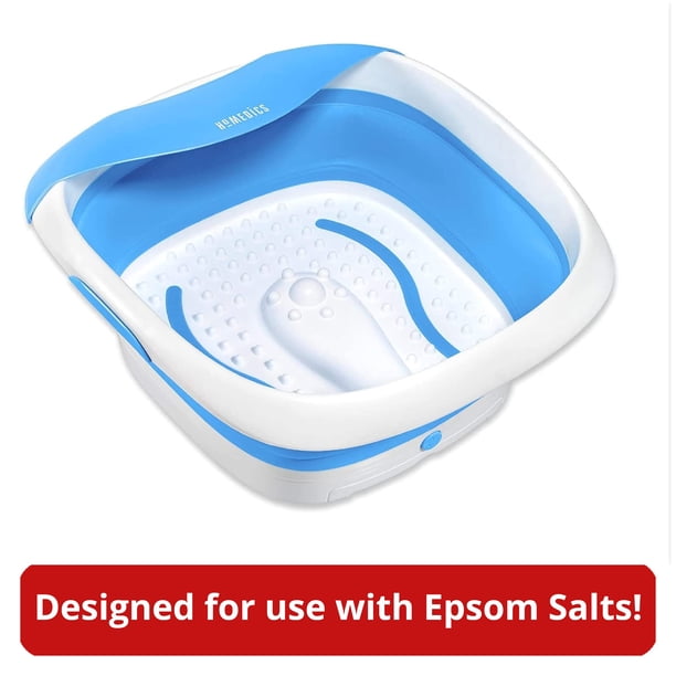 Homedics Compact Pro Vibrating Massage Foot Spa - Collapsible, Space ...